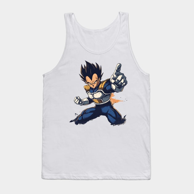 vegeta Tank Top by pokermoment